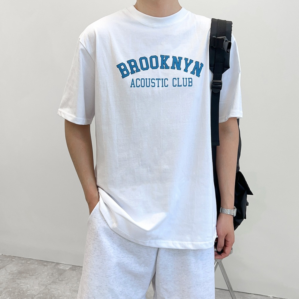 브루클린 어센틱 오버핏 반팔 티셔츠 4c