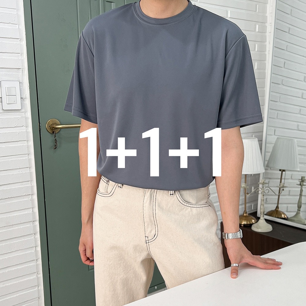1+1+1 쿨링 아이스 PK 반팔 티셔츠